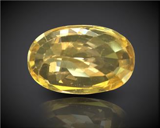 Yellow Zircon Natural Certified  4.03 CTS... ( 84185 )